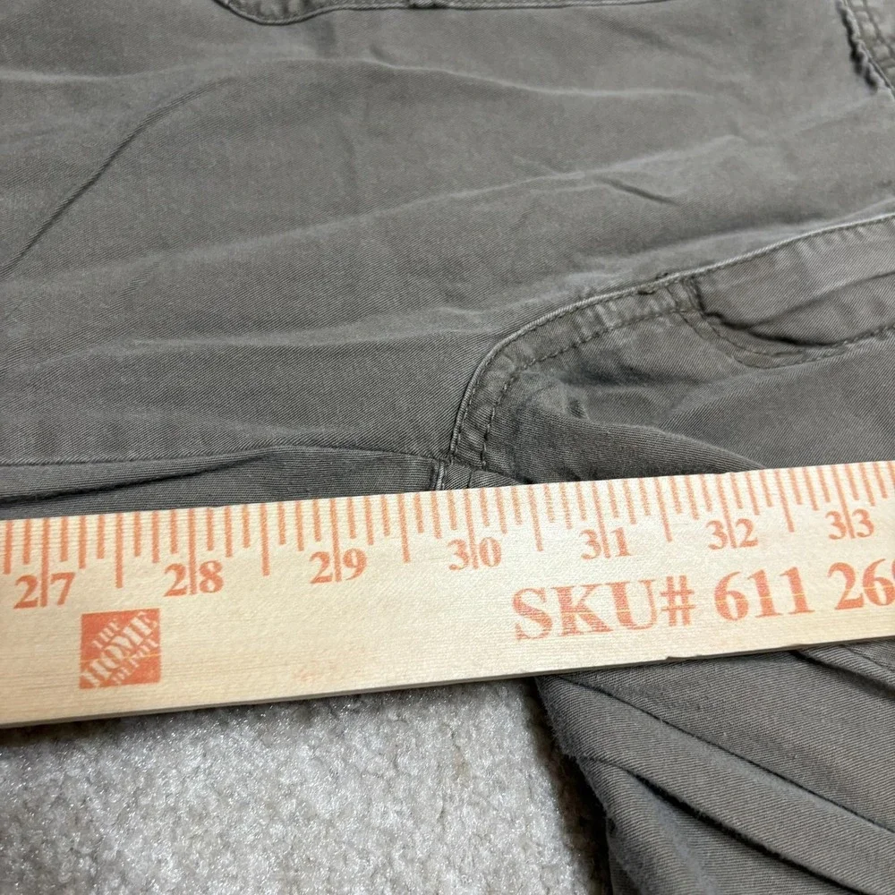 Vtg Aeropostale Cargo Pants 31x30 Brown Twill Military Utility Paratrooper Y2K